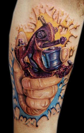 Tattoos - aaron cain machine